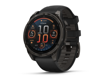 Garmin Fenix 8 47mm AMOLED, Titan Sapphire Carbon Gray